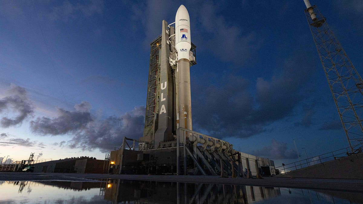 Watch Amazon launches first satellites aiming to rival Starlink The